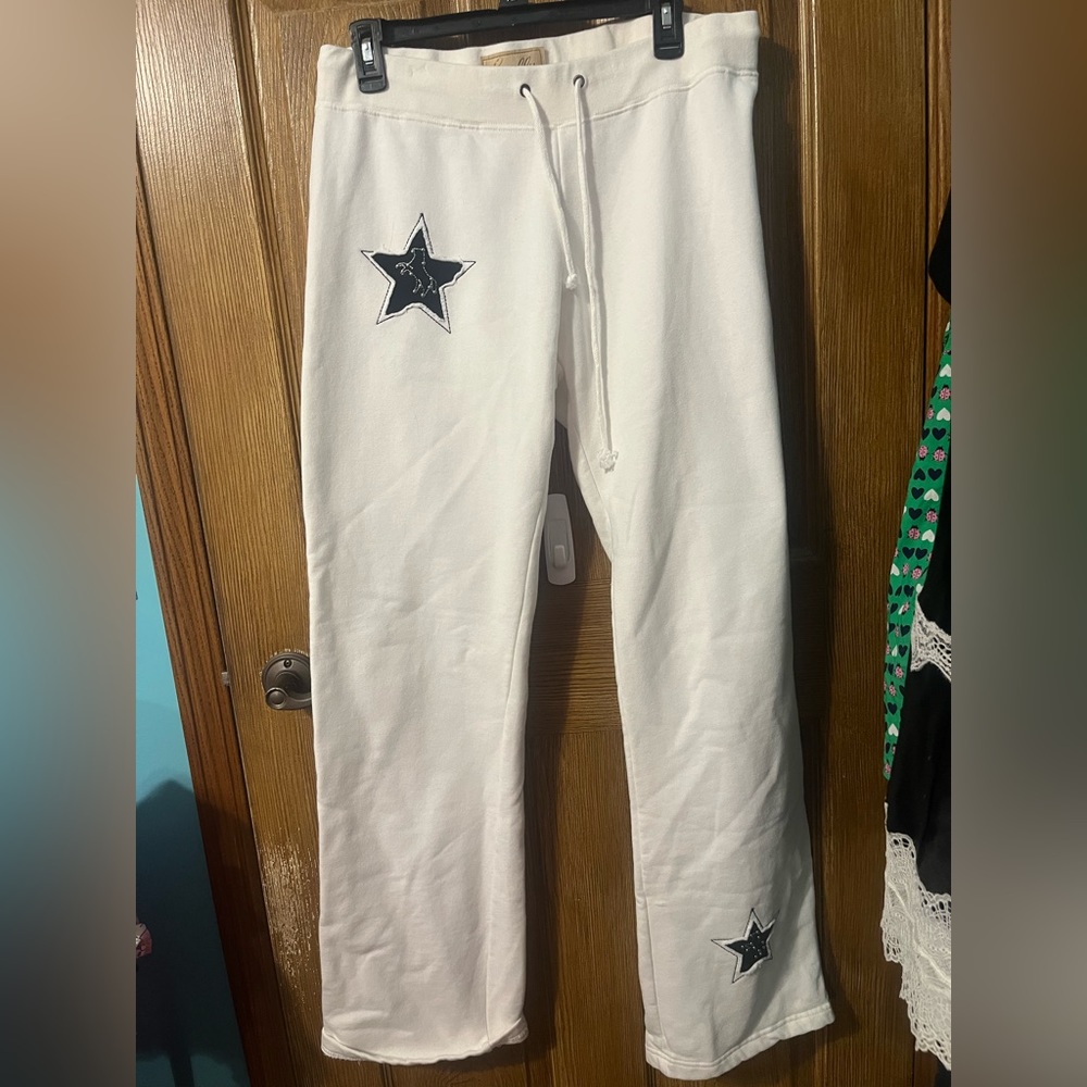 RARE scully tracksuit pants horse studded stars , size medium.